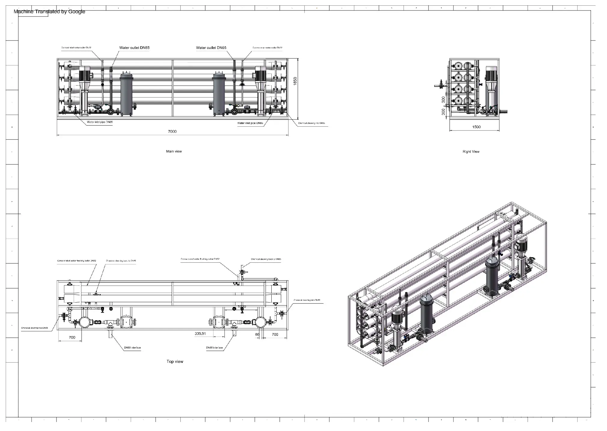 Industrial RO system overview